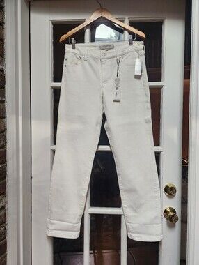 Liverpool Los Angeles NWT Bone White Jeans; Size 8